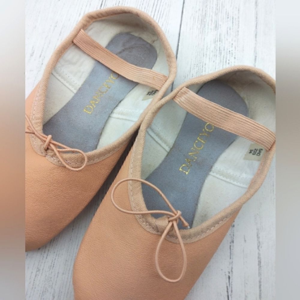 Danceyou Girls Pink Ballet Shoes Kids - Picture 10 of 16